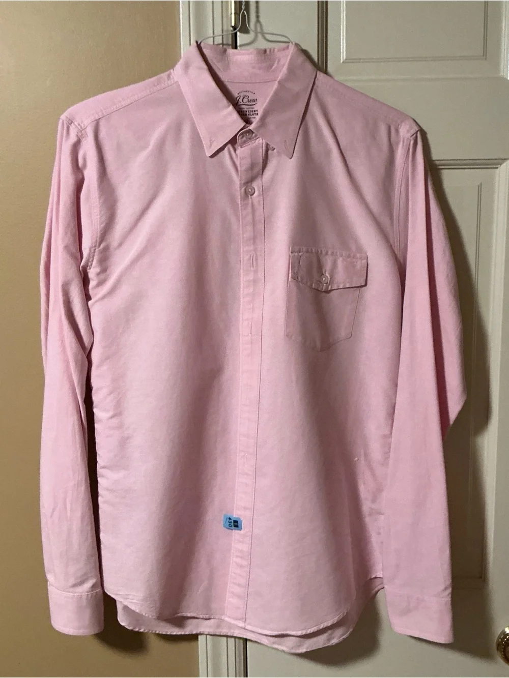 J. Crew Men's Pale Pink Dress Shirt